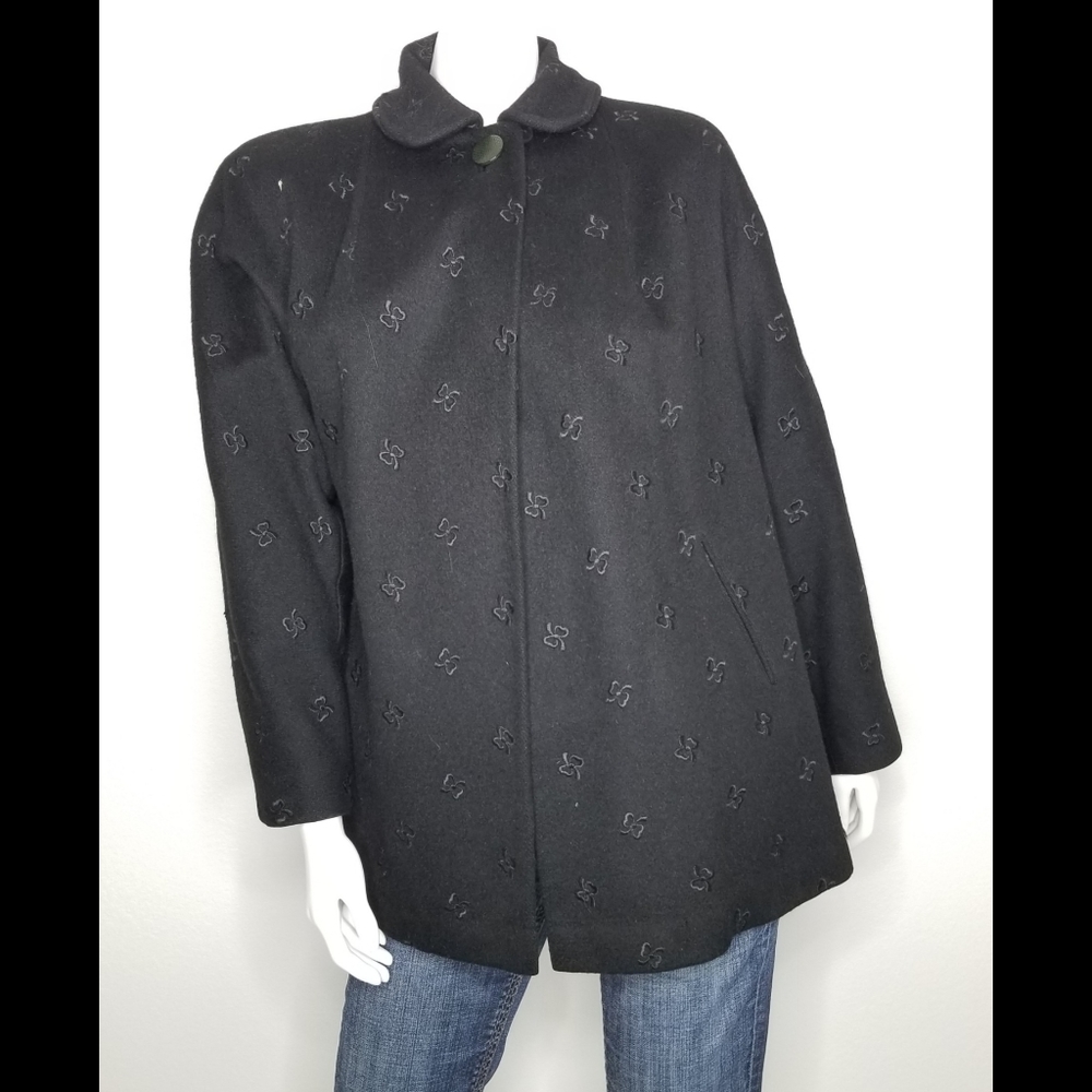 YOUTHMORE ORIGINAL VINTAGE 1940's Black Swing Coat